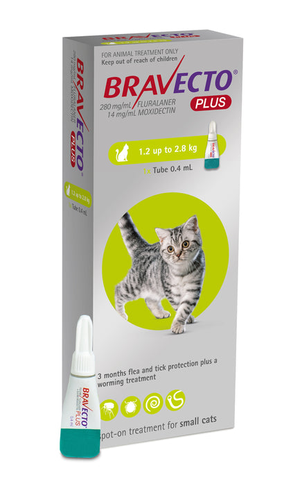 Bravecto Plus Spot-On For Cats