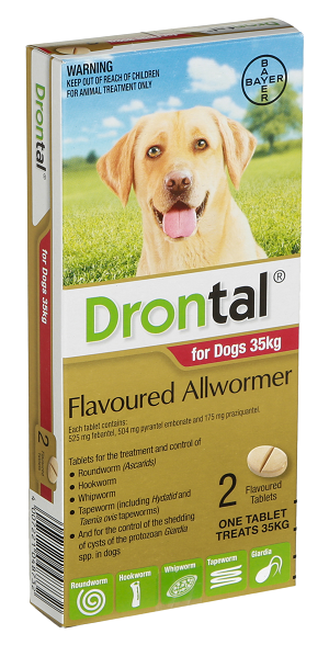 Drontal® Flavoured Allwormer for Dogs