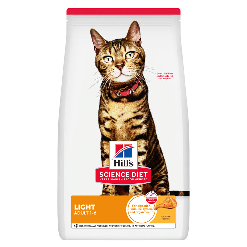 Hill's Science Diet Adult Light Dry Chicken Recipe Cat Food 2kg
