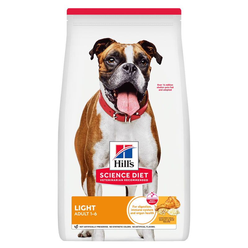 Hill's Science Diet Adult Light Chicken Meal & Barley Recipe Dry Dog Food 12kg