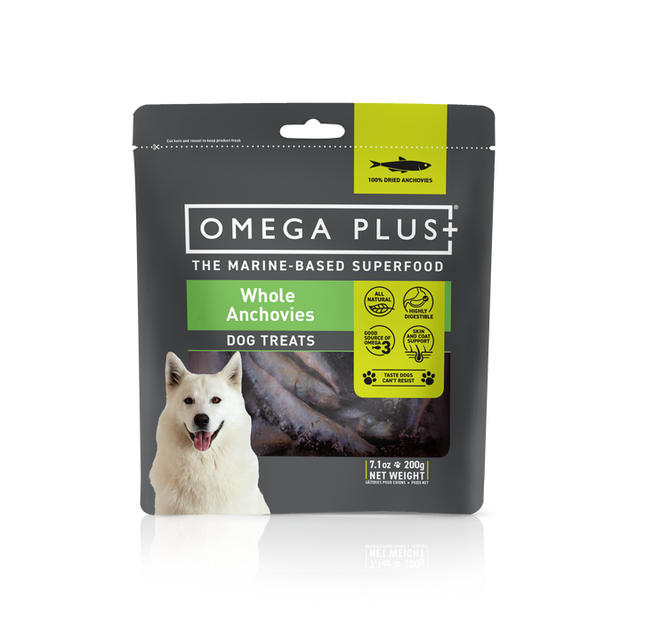 Omega Plus Whole Anchovy Dog Treat 200g
