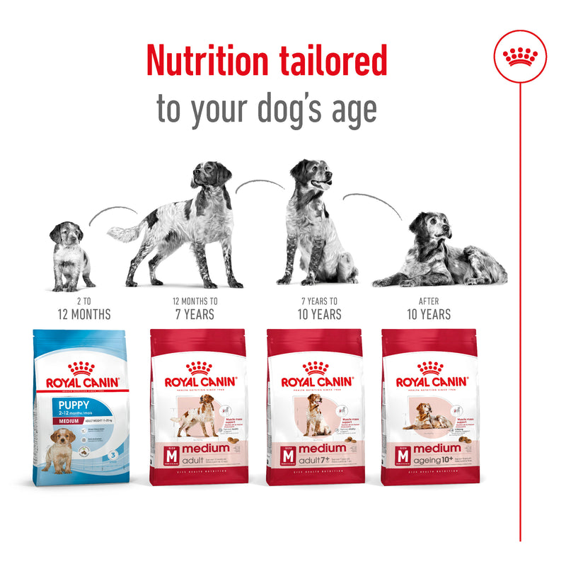 ROYAL CANIN® Medium Adult 7+ Dry Dog Food 15kg