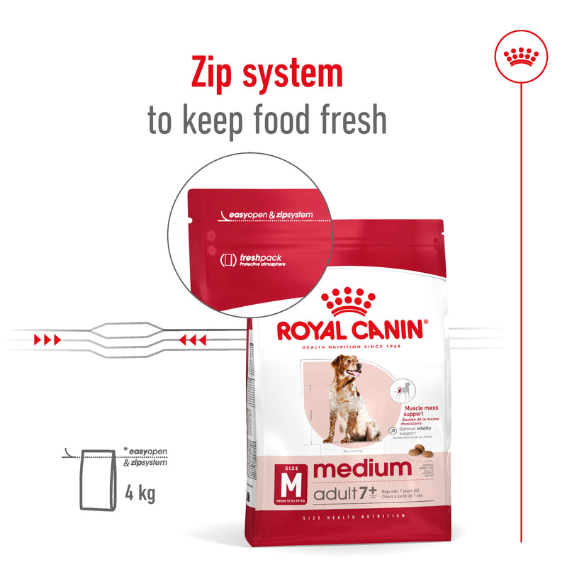 ROYAL CANIN® Medium Adult 7+ Dry Dog Food 15kg