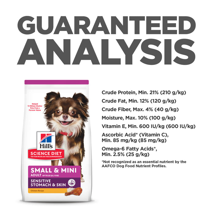 Hill's Science Diet Adult Sensitive Stomach & Skin Small & Mini Dry Dog Food 1.81kg