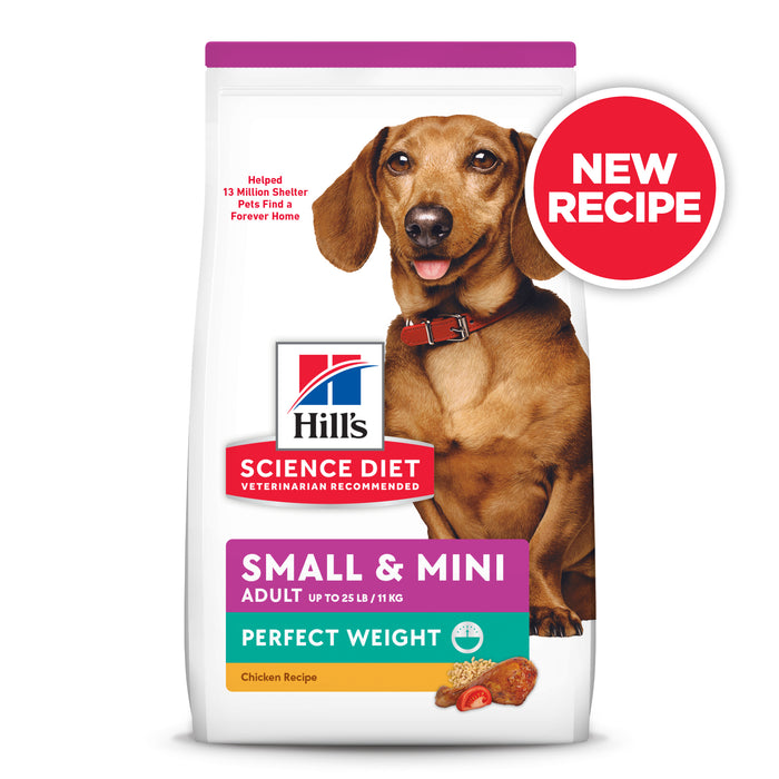 Hill's Science Diet Adult Perfect Weight Small & Mini Dry Dog Food 1.81kg