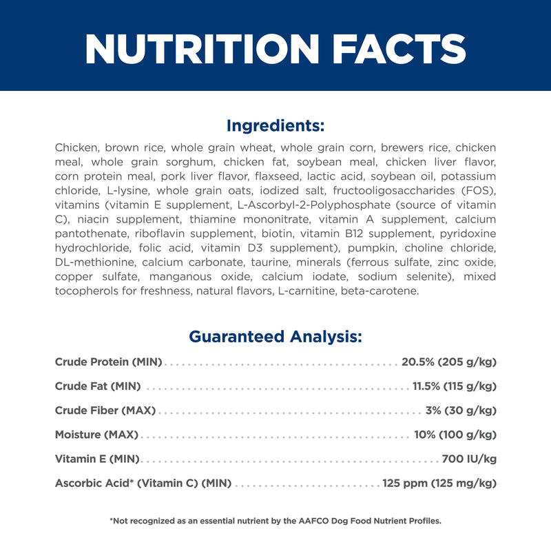 Hill's Science Diet Adult Small & Mini Chicken & Brown Rice Recipe Dry Dog Food 1.5kg