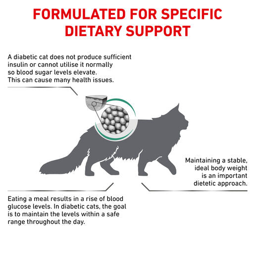 ROYAL CANIN® VETERINARY DIET Diabetic Adult Dry Cat Food 1.5kg