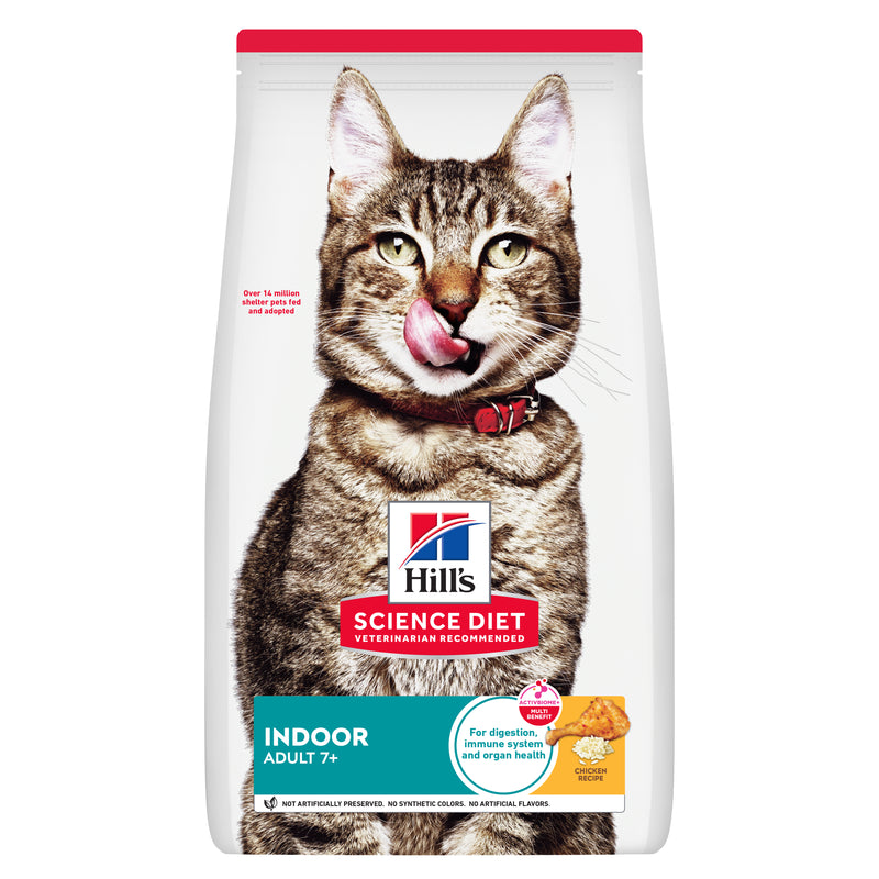 Hill's Science Diet Adult 7+ Senior Indoor Chicken Recipe Dry Cat Food