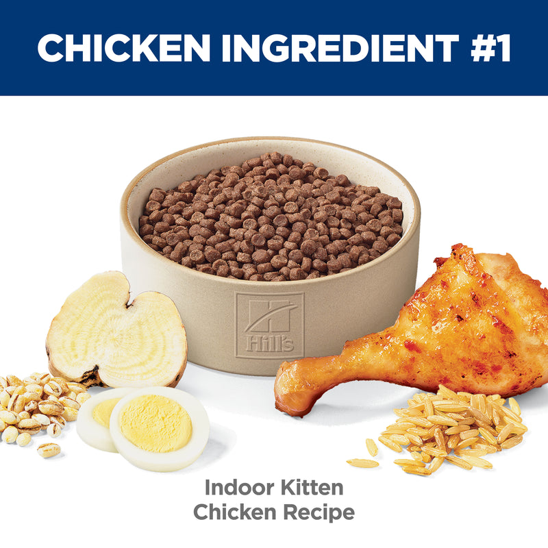Hill's Science Diet Kitten Indoor Chicken Recipe Dry Cat Food 1.58kg