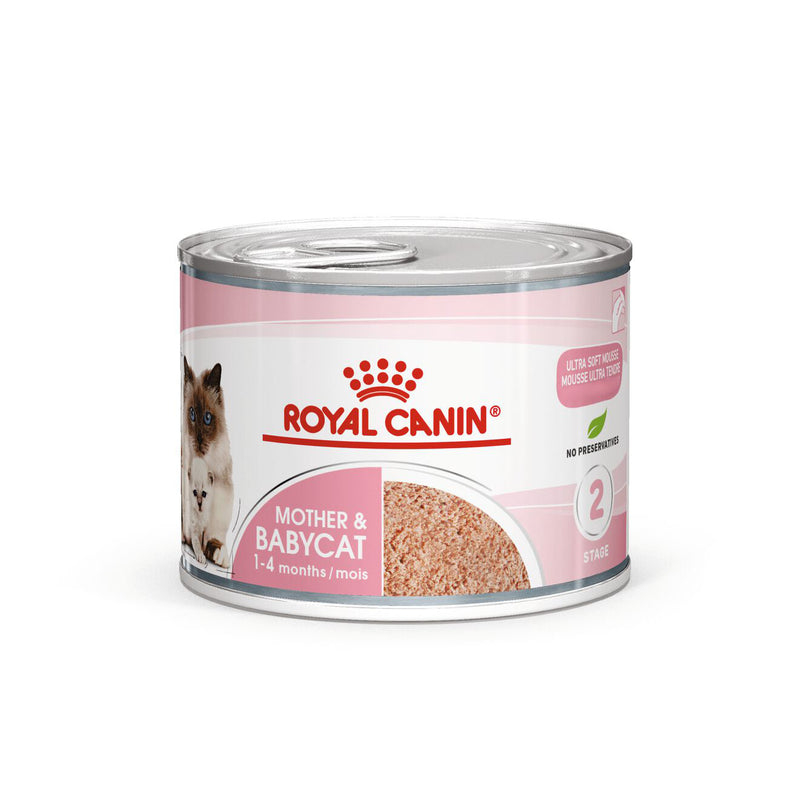 ROYAL CANIN® Mother and Babycat Wet Cat Food Cans - 12 x 195g
