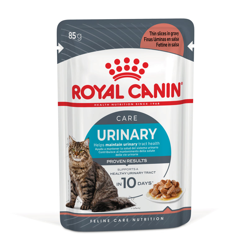 ROYAL CANIN® Urinary Care Gravy Adult Wet Cat Food Pouches 12x85g