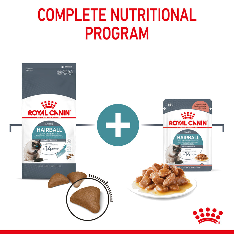 ROYAL CANIN® Hairball Care Gravy Adult Wet Cat Food Pouches 12x85g