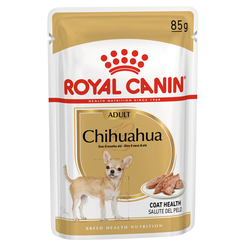 ROYAL CANIN® Chihuahua Breed Adult Wet Dog Food Pouches 12x85g