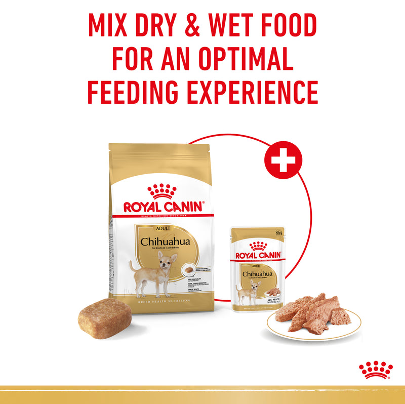 ROYAL CANIN® Chihuahua Breed Adult Wet Dog Food Pouches 12x85g