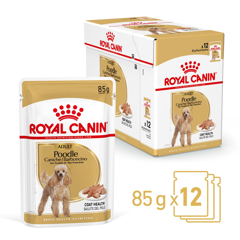 ROYAL CANIN® Poodle Breed Wet Dog Food Loaf Pouches 12x85g