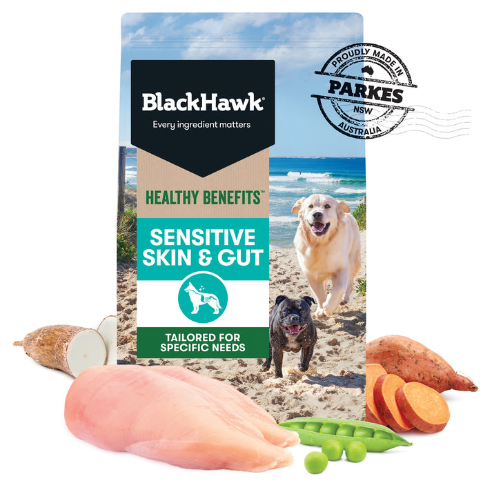 Black Hawk Healthy Benefits Sensitive Skin & Gut