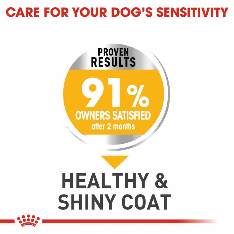ROYAL CANIN® Dermacomfort Care Loaf Wet Dog Food Pouches 12x85g