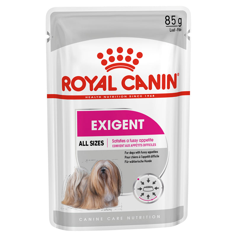 ROYAL CANIN® Exigent Loaf Wet Dog Food Pouches 12x85g