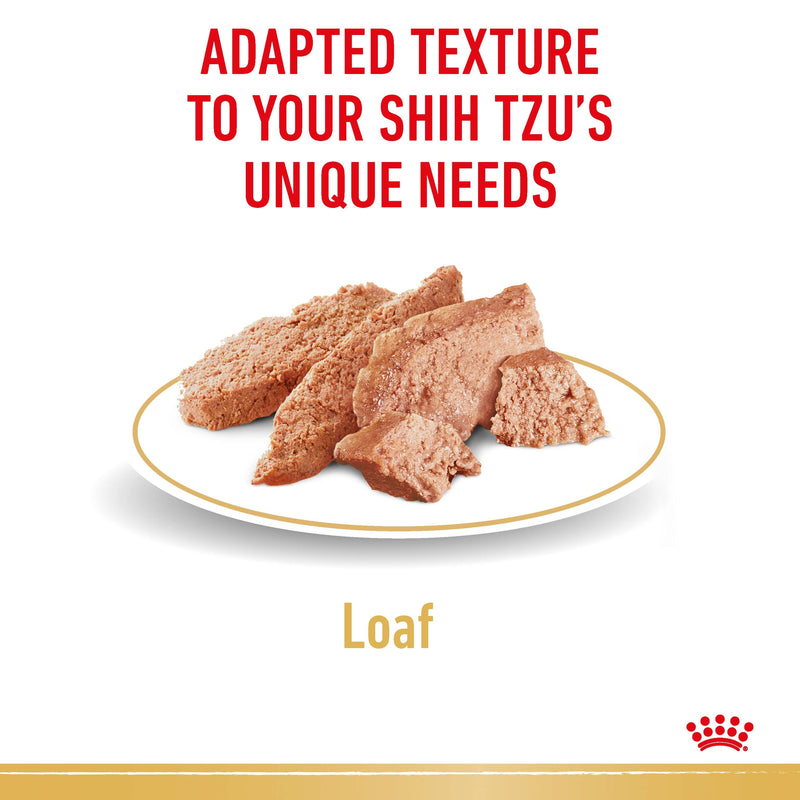 ROYAL CANIN® Shih Tzu Breed Adult Wet Loaf Dog Food Pouches 12x85g