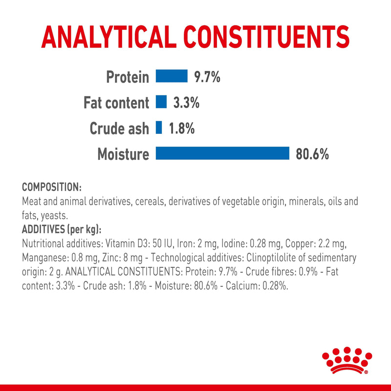 ROYAL CANIN® Indoor Adult in Gravy Wet Cat Food Pouches 12x85g