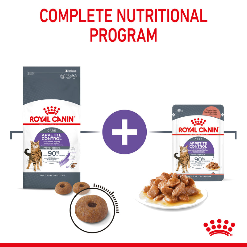 ROYAL CANIN® Appetite Control Gravy Adult Wet Cat Food Pouches 12x85g