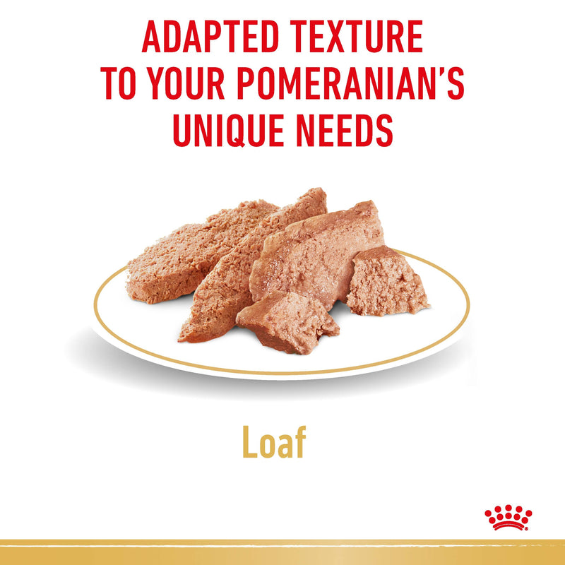 ROYAL CANIN® Pomeranian Breed Adult Wet Dog Food Pouches 12x85g