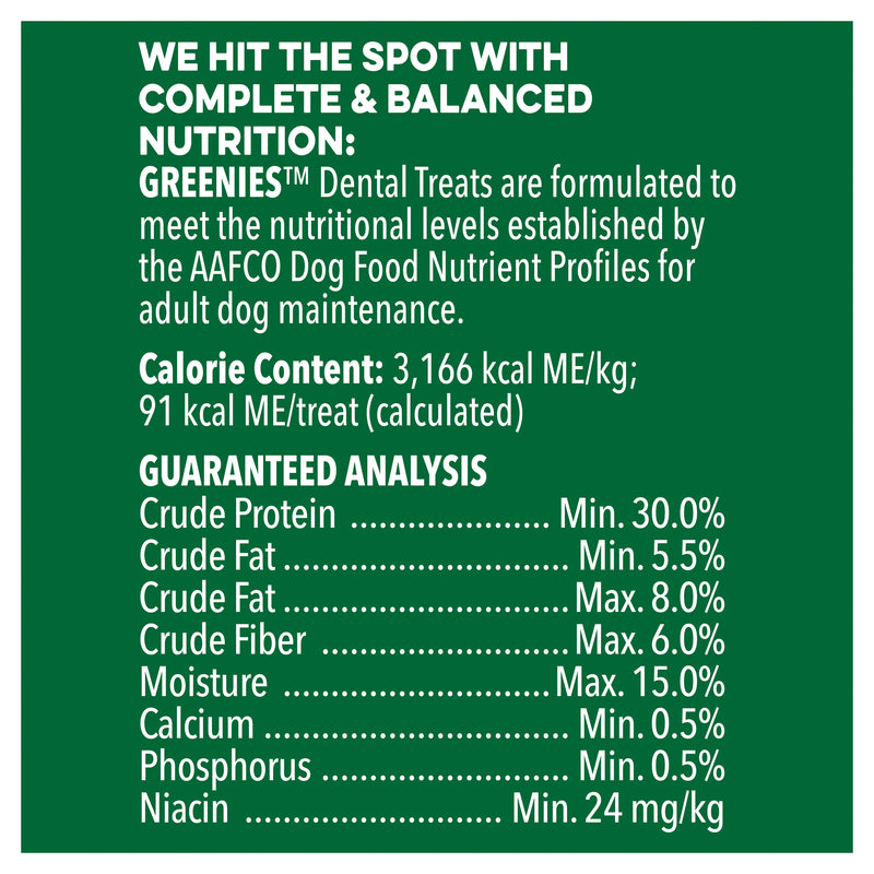 GREENIES Original Regular Dental Dog Treat 12 pk