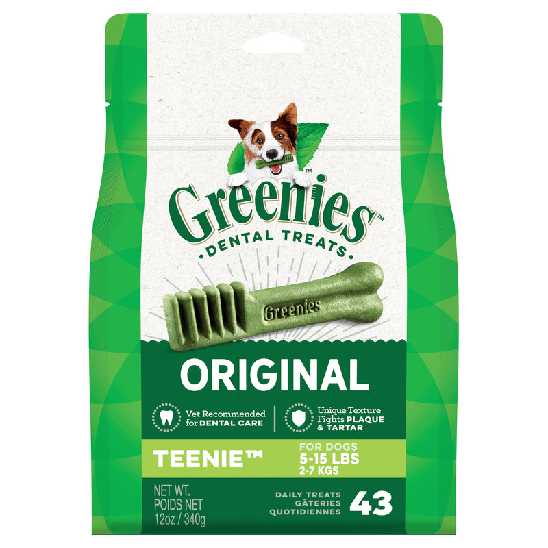 GREENIES  Original TEENIE Dental Dog Treat 22 pk