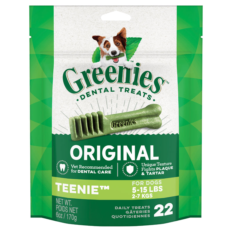 GREENIES  Original TEENIE Dental Dog Treat 22 pk