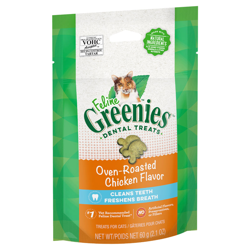 GREENIES Feline Dental Treats Roasted Chicken 60g