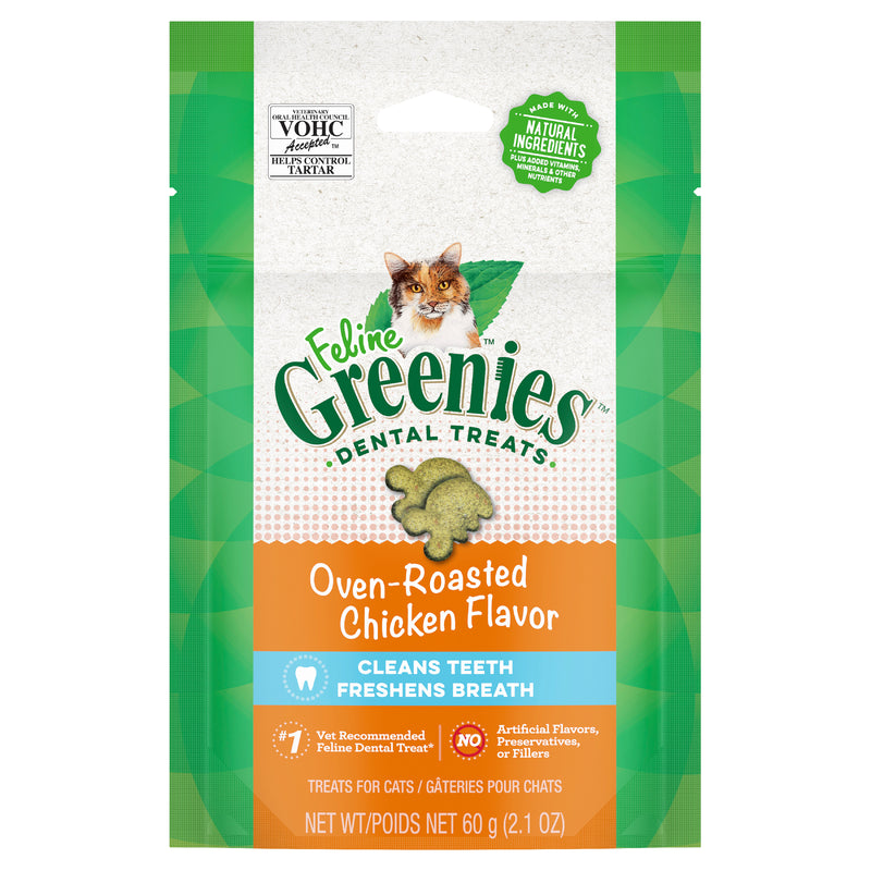 GREENIES Feline Dental Treats Roasted Chicken 60g