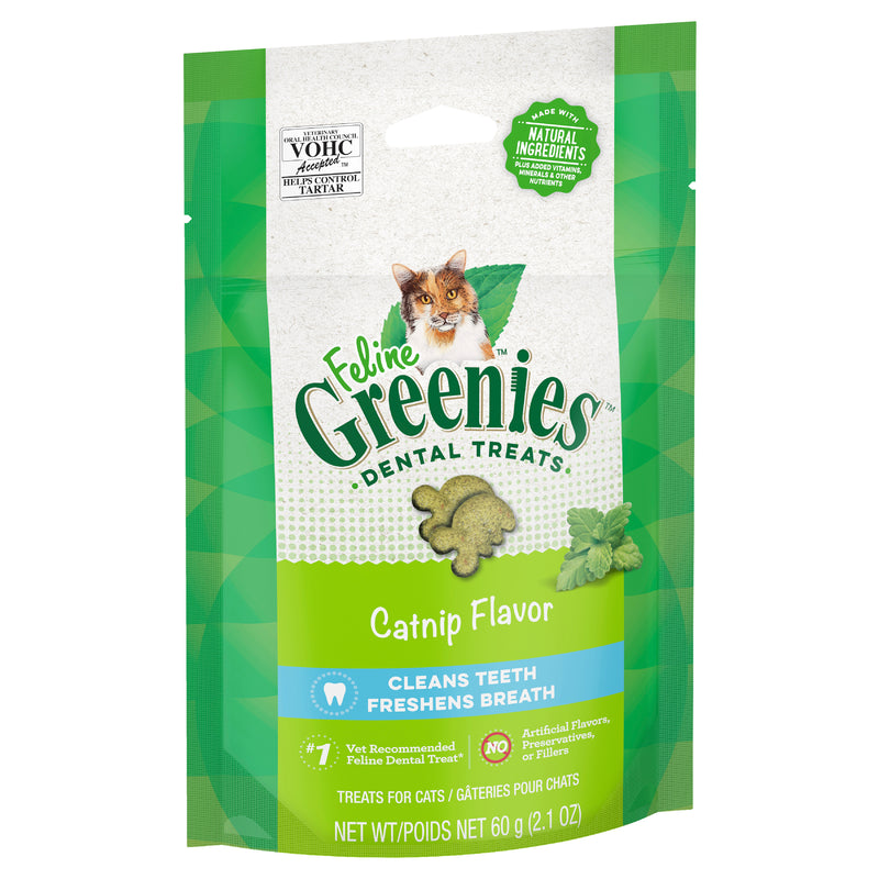 GREENIES Feline Dental Cat Treat Catnip Flavour 60g