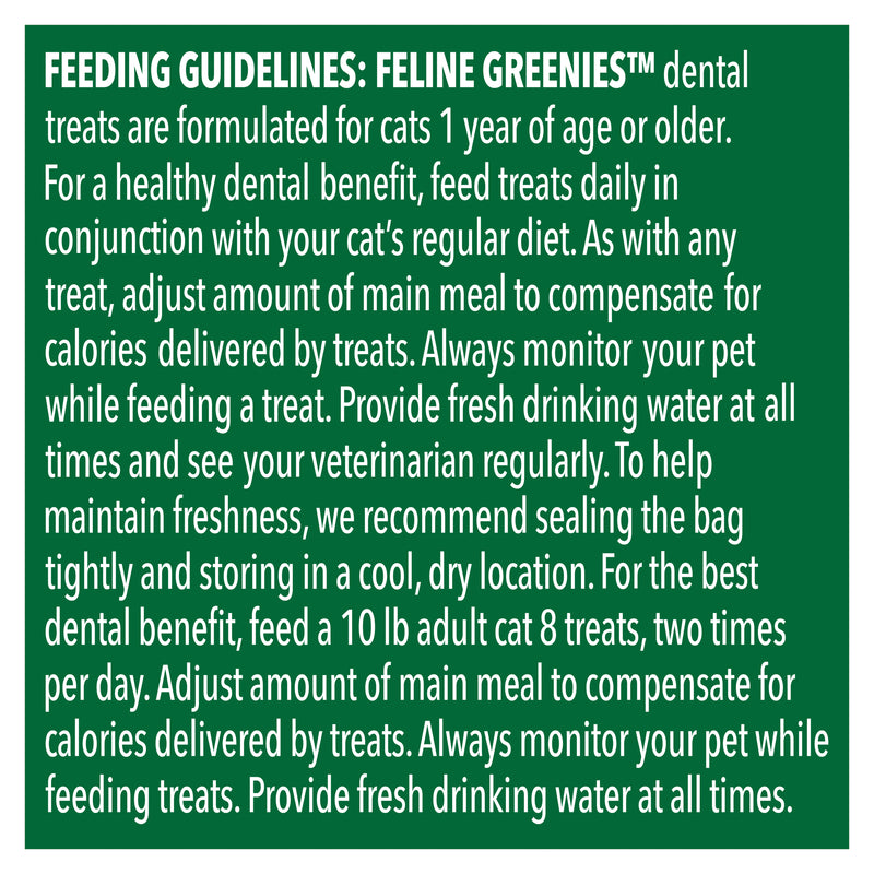 GREENIES Feline Dental Cat Treat Catnip Flavour 60g