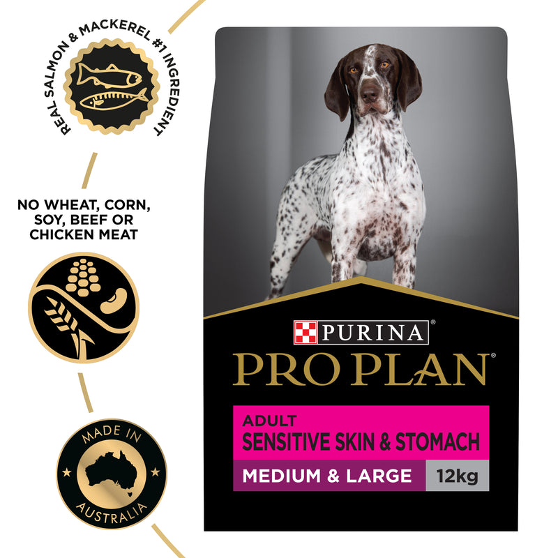 PRO PLAN® Sensitive Skin and Stomach Medium and Large Breeds Salmon and Mackerel