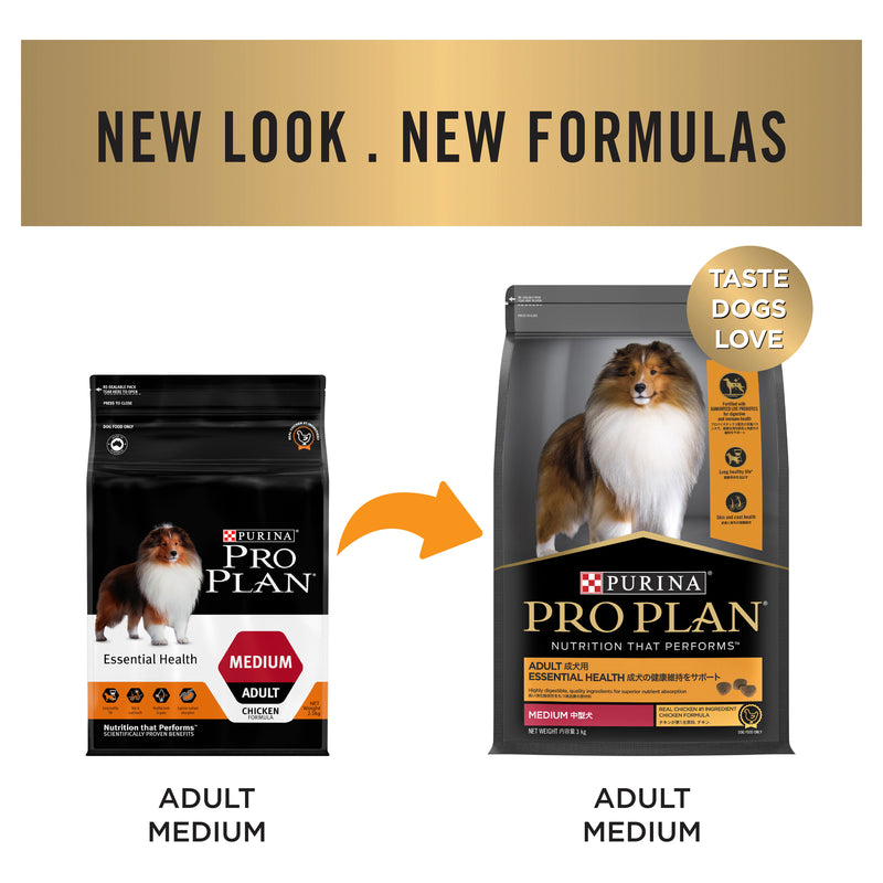 PRO PLAN® | Essential Health | Dry Dog Food | Medium Breeds | Chicken