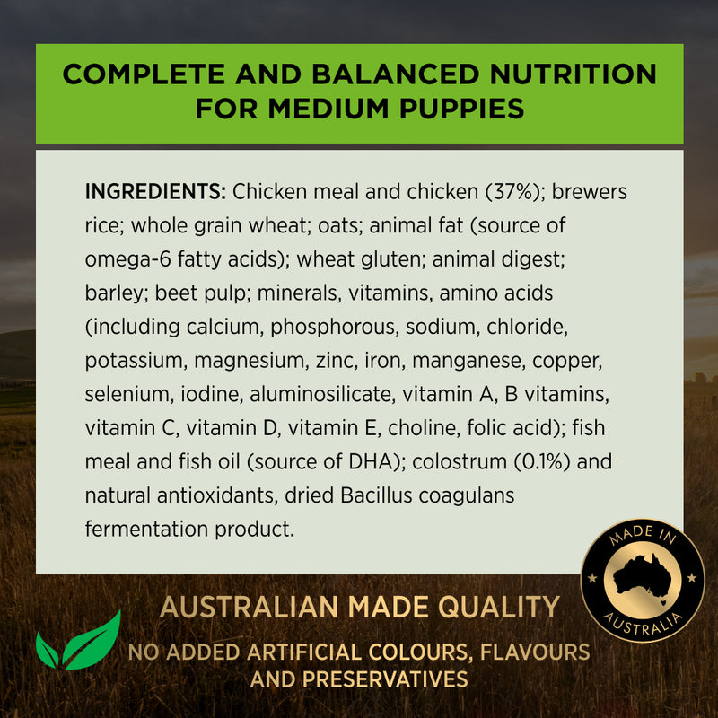 PRO PLAN® | Healthy Growth and Development | Dry Puppy Food | Medium Breeds | Chicken