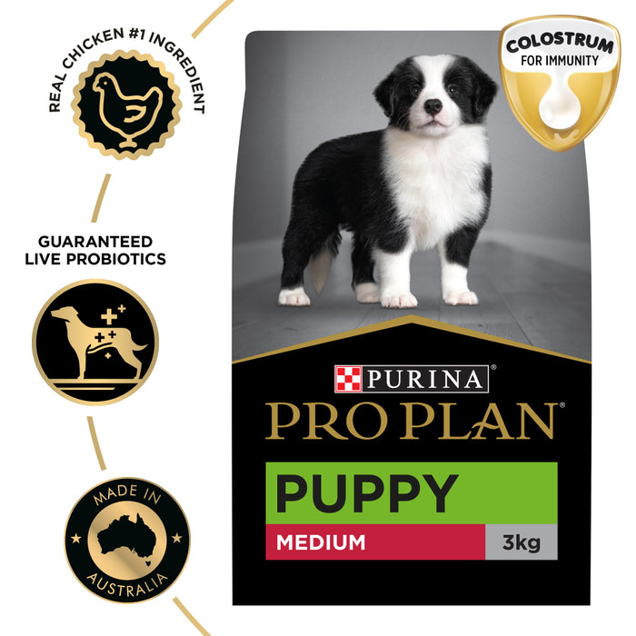 PRO PLAN® | Healthy Growth and Development | Dry Puppy Food | Medium Breeds | Chicken