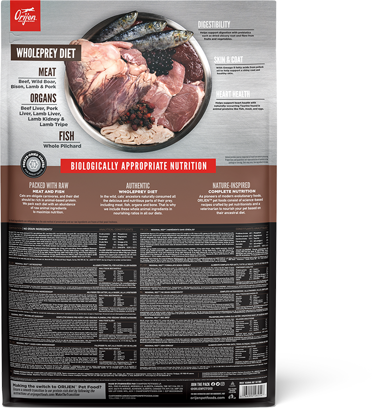 Orijen Regional Red Cat Food
