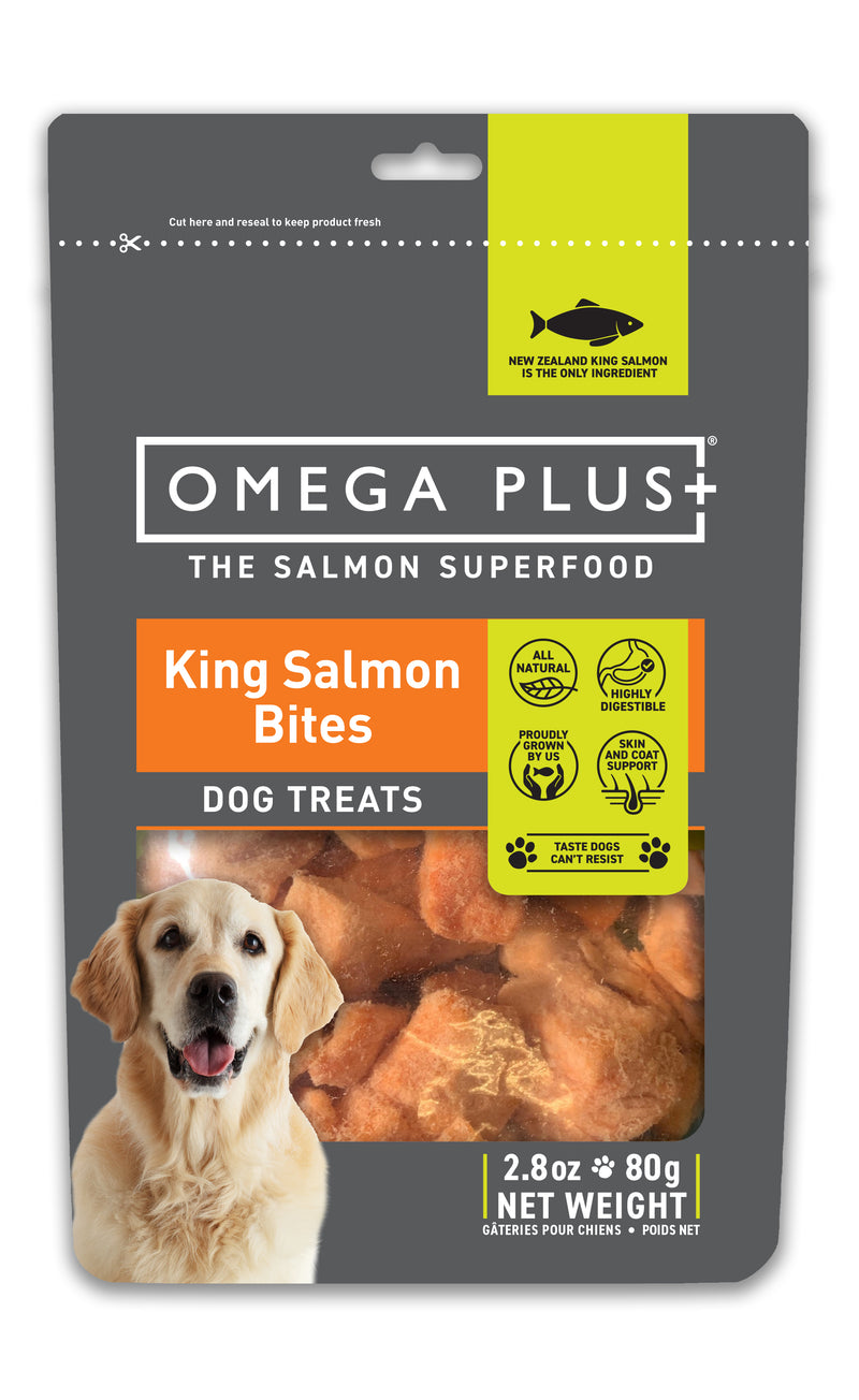 Omega Plus King Salmon Bites Dog Treat