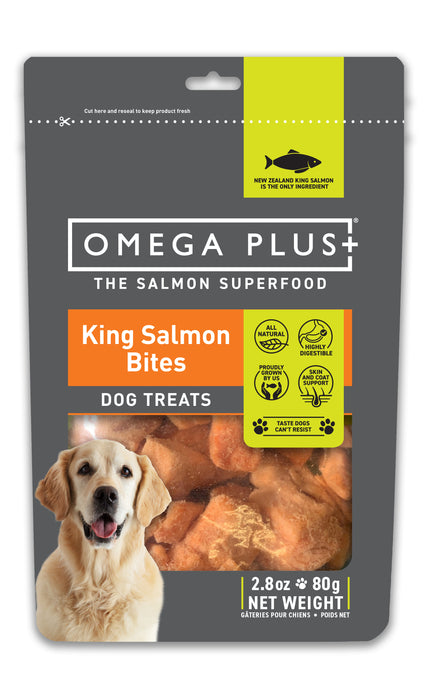 Omega Plus King Salmon Bites Dog Treat