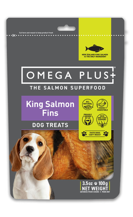 Omega Plus King Salmon Fins Dog Treat 100g