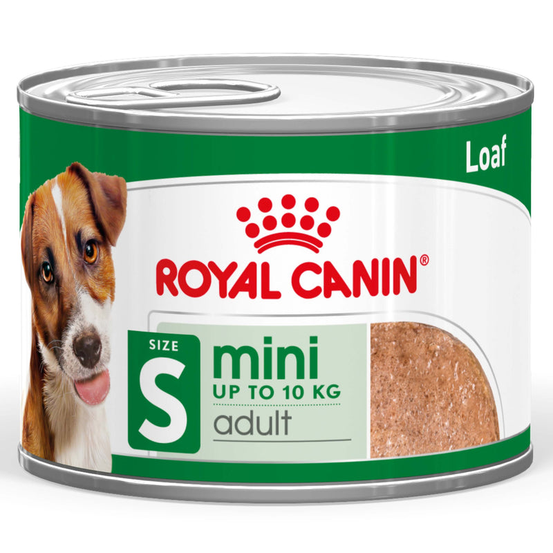 ROYAL CANIN® MINI ADULT Loaf Dog Food Can 12x195g