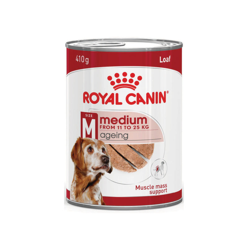 ROYAL CANIN® MEDIUM AGEING Loaf Dog Food Can - 12 x 410g