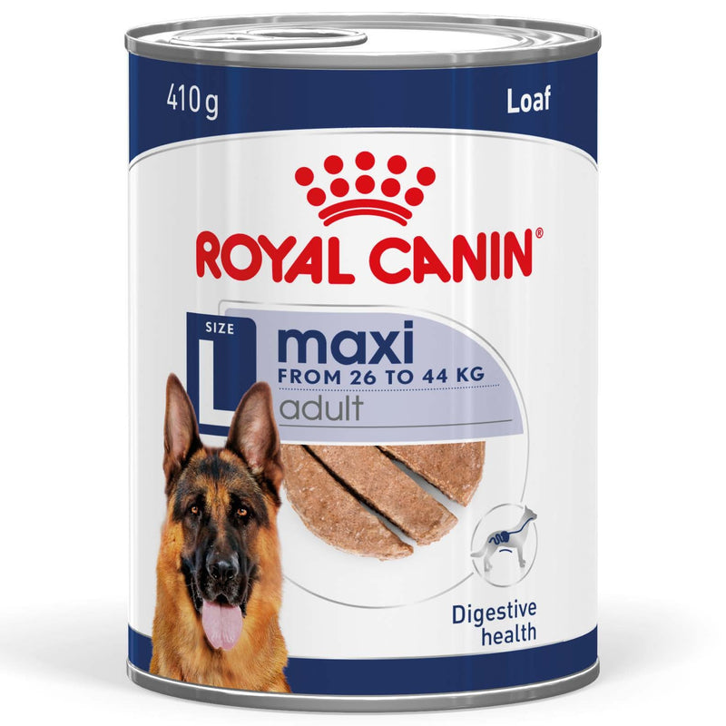 ROYAL CANIN® MAXI ADULT Loaf Dog Food Can - 12 x 410g