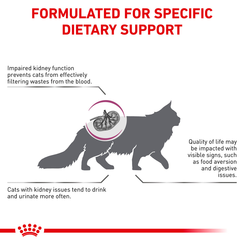 ROYAL CANIN® VETERINARY DIET Renal Adult Dry Cat Food 2kg