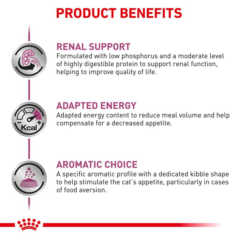ROYAL CANIN® VETERINARY DIET Renal Adult Dry Cat Food 2kg