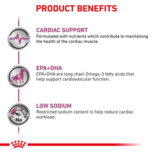 ROYAL CANIN® VETERINARY DIET Cardiac Adult Dry Dog Food 2kg