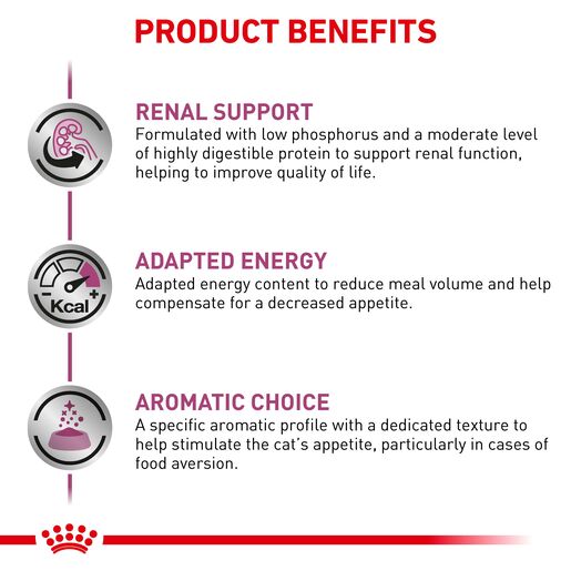 ROYAL CANIN® VETERINARY DIET Renal Chicken Adult Wet Cat Food Pouches 12 x 85g