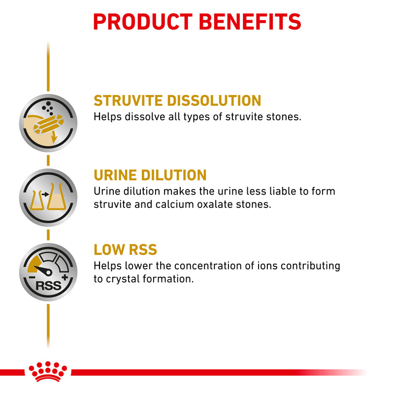 ROYAL CANIN® VETERINARY DIET Urinary S/O Adult Wet Dog Food Pouches 12 x 100g