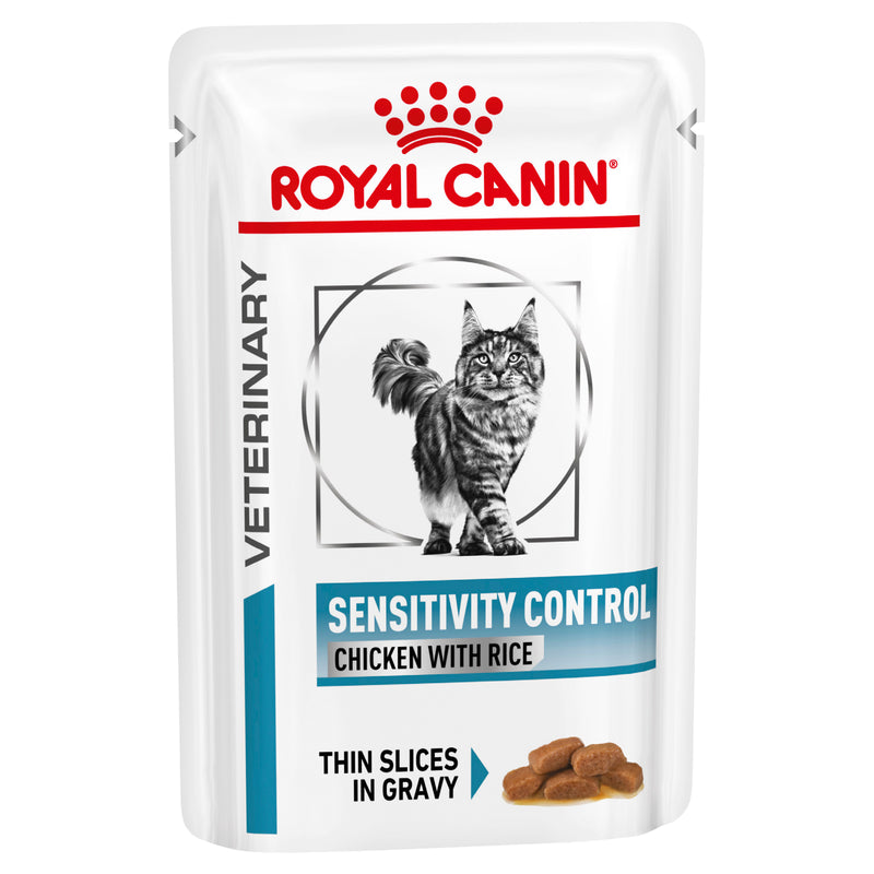 ROYAL CANIN® VETERINARY DIET Sensitivity Control Adult Wet Cat Food Pouches 12 x 85g